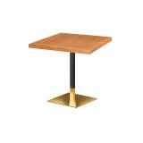 Mesa de café OMEGA con tablero de madera chapada