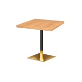 Mesa de café OMEGA con tablero de madera chapada