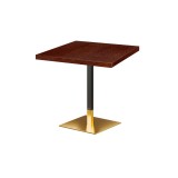 Mesa de café OMEGA con tablero de madera chapada