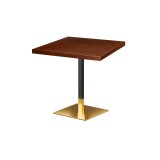 Mesa de café OMEGA con tablero de madera chapada