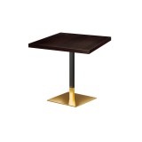 Mesa de café OMEGA con tablero de madera chapada