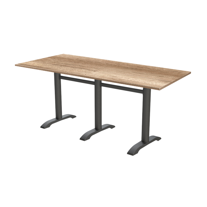 Mesa de cafetería CARVO TRIO con tablero laminado