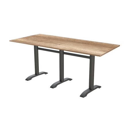 Mesa de cafetería CARVO TRIO con tablero laminado