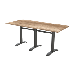 Mesa de cafetería CARVO TRIO con tablero laminado