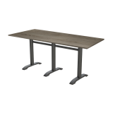 Mesa de cafetería CARVO TRIO con tablero laminado