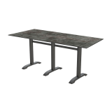 Mesa para terraza CARVO TRIO con tablero HPL
