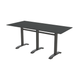Mesa para terraza CARVO TRIO con tablero HPL