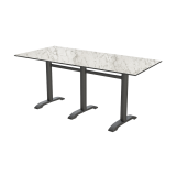 Mesa para terraza CARVO TRIO con tablero HPL