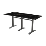 Mesa para terraza CARVO TRIO con tablero HPL