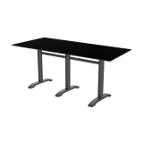 Mesa para terraza CARVO TRIO con tablero HPL