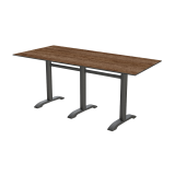 Mesa para terraza CARVO TRIO con tablero HPL