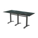 Mesa para terraza CARVO TRIO con tablero HPL