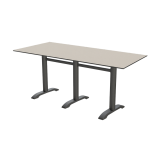 Mesa para terraza CARVO TRIO con tablero HPL