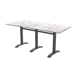 Mesa para terraza CARVO TRIO con tablero HPL