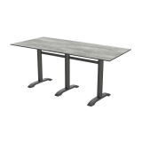 Mesa para terraza CARVO TRIO con tablero HPL