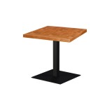 Mesa de cafetería ALFA XL con tablero de madera chapada