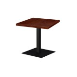 Mesa de cafetería ALFA XL con tablero de madera chapada