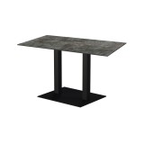 Mesa para jardín cervecero ALFA XL DUO con encimera HPL