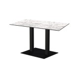 Mesa para jardín cervecero ALFA XL DUO con encimera HPL
