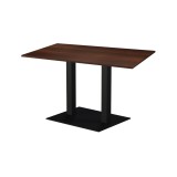 Mesa de cafetería ALFA XL DUO con tablero laminado