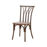 Silla de boda VIENA POLYWOOD color nogal