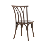 Silla de boda VIENA POLYWOOD color nogal