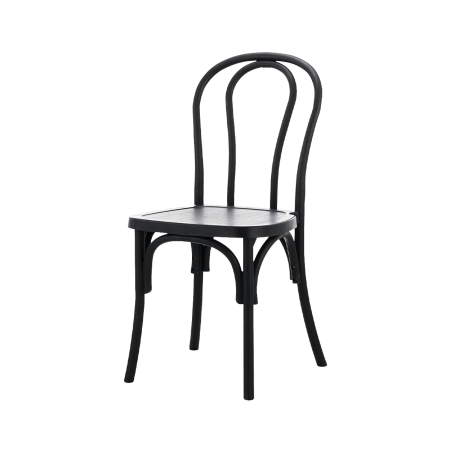 Silla de boda MONET POLYWOOD negro