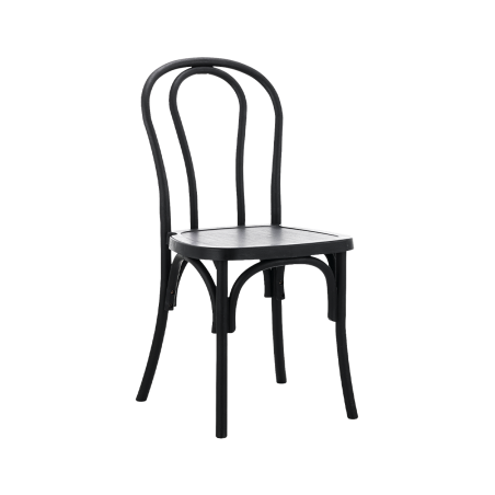 Silla de boda MONET POLYWOOD negro