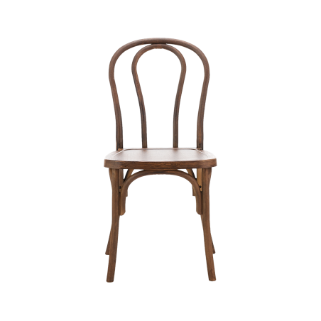 Silla de boda MONET POLYWOOD color nogal
