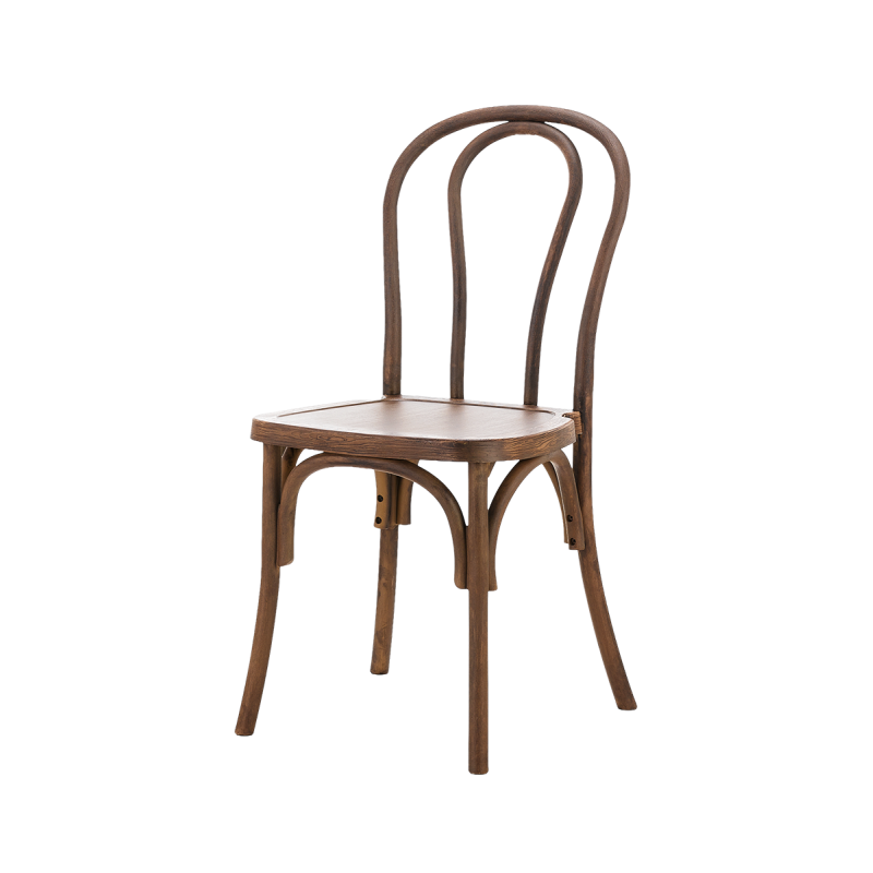 Silla de boda MONET POLYWOOD color nogal