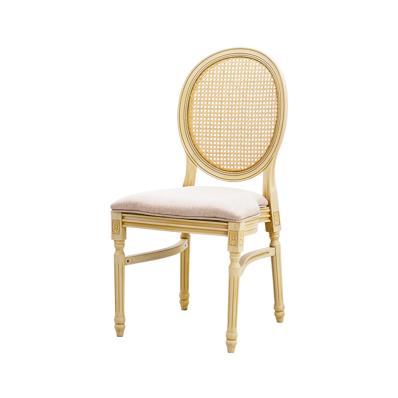Silla de boda PALACE POLYWOOD blanco envejecido