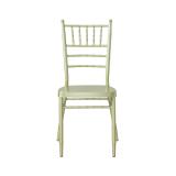 Silla de boda de metal CHIAVARI TIFFANY color champán