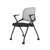 Silla de conferencia ERGON negro-gris