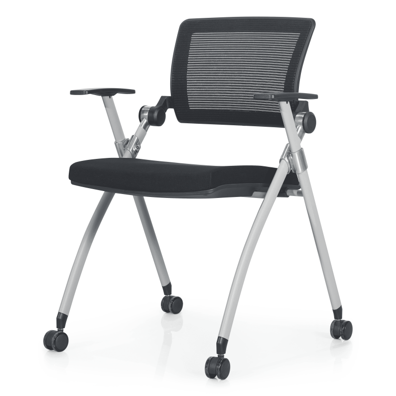 Silla de conferencia FLOW negro-gris