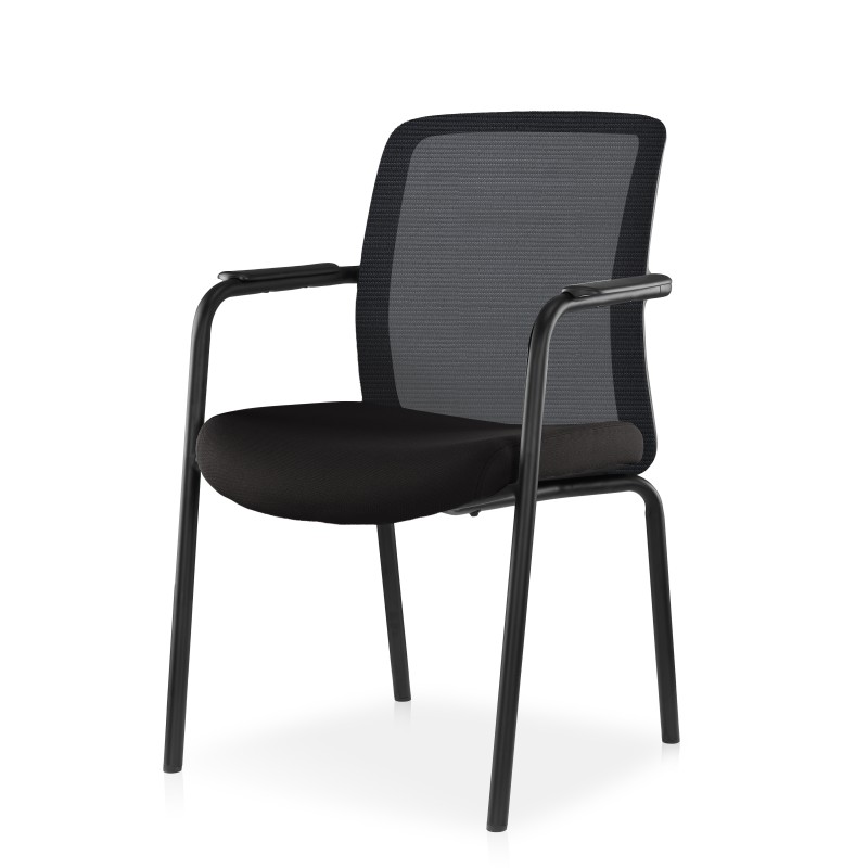 Silla de conferencia FORMO negra
