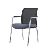 Silla de conferencia QUADRA negro-gris