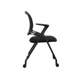 Silla de conferencia ERGON negra