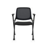 Silla de conferencia ERGON negra