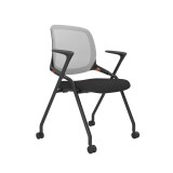 Silla de conferencia ERGON negro-gris