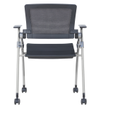 Silla de conferencia FLOW negro-gris