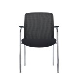 Silla de conferencia LENZO negra