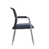Silla de conferencia LENZO negro-gris