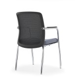 Silla de conferencia LENZO negro-gris