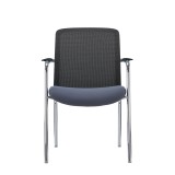 Silla de conferencia LENZO negro-gris