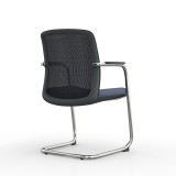 Silla de conferencia QUADRA negro-gris