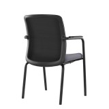 Silla de conferencia FORMO negro-gris