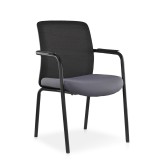 Silla de conferencia FORMO negro-gris