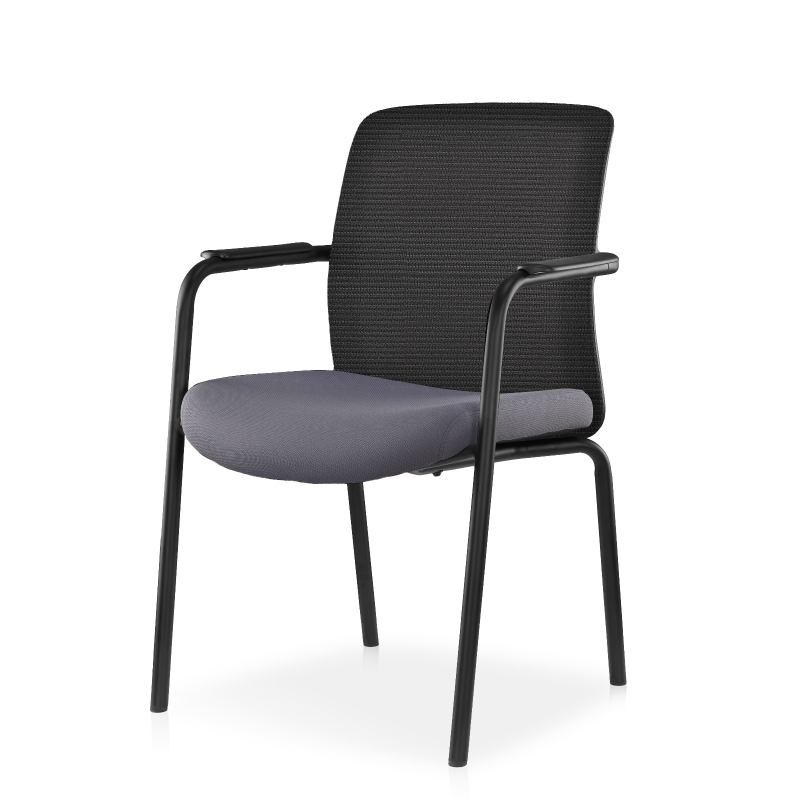 Silla de conferencia FORMO negro-gris