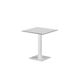 Mesa para biergarten ALFA S blanca encimera de piedra sinterizada