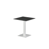 Mesa para biergarten ALFA S blanca encimera de piedra sinterizada